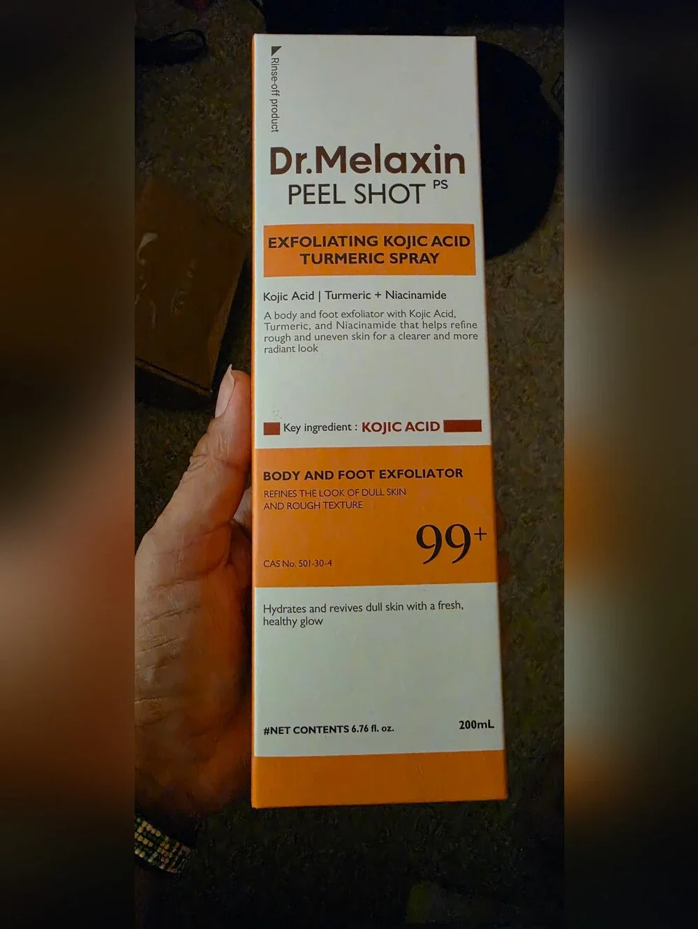 Dr. Melaxin Kojic Acid And Tumeric Peel Shot